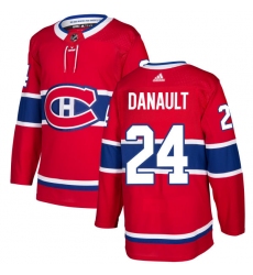 Youth Adidas Montreal Canadiens #24 Phillip Danault Premier Red Home NHL Jersey