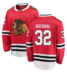 Youth Chicago Blackhawks #32 Michal Rozsival Fanatics Branded Red Home Breakaway NHL Jersey