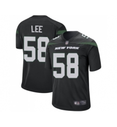 Men's New York Jets #58 Darron Lee Game Black Alternate Football Jersey