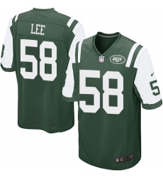 Men's Nike New York Jets #58 Darron Lee Game Green Team Color NFL Jersey