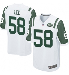 Men's Nike New York Jets #58 Darron Lee Game White NFL Jersey