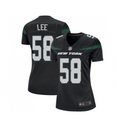 Women's New York Jets #58 Darron Lee Game Black Alternate Football Jersey
