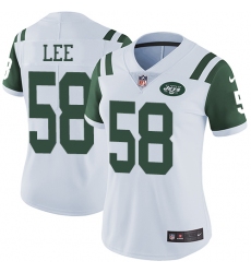 Women's Nike New York Jets #58 Darron Lee Elite White NFL Jersey