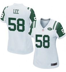 Women's Nike New York Jets #58 Darron Lee Game White NFL Jersey