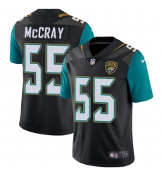 Men's Nike Jacksonville Jaguars #55 Lerentee McCray Black Alternate Vapor Untouchable Limited Player NFL Jersey