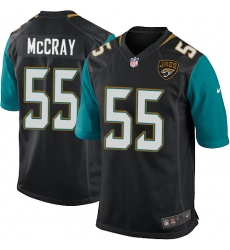 Men's Nike Jacksonville Jaguars #55 Lerentee McCray Game Black Alternate NFL Jersey