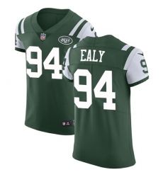 Men's Nike New York Jets #94 Kony Ealy Elite Green Team Color NFL Jersey