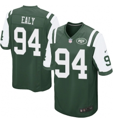 Men's Nike New York Jets #94 Kony Ealy Game Green Team Color NFL Jersey