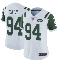 Women's Nike New York Jets #94 Kony Ealy White Vapor Untouchable Elite Player NFL Jersey