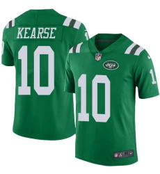 Men's Nike New York Jets #10 Jermaine Kearse Elite Green Rush Vapor Untouchable NFL Jersey