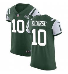 Men's Nike New York Jets #10 Jermaine Kearse Elite Green Team Color NFL Jersey