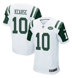 Men's Nike New York Jets #10 Jermaine Kearse Elite White NFL Jersey