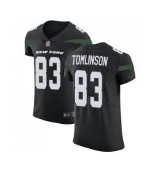 Men's New York Jets #83 Eric Tomlinson Black Alternate Vapor Untouchable Elite Player Football Jersey