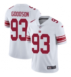 Youth Nike New York Giants #93 B.J. Goodson White Vapor Untouchable Limited Player NFL Jersey