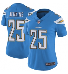 Women's Nike Los Angeles Chargers #25 Rayshawn Jenkins Electric Blue Alternate Vapor Untouchable Elite Player NFL Jersey