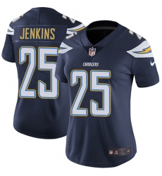 Women's Nike Los Angeles Chargers #25 Rayshawn Jenkins Navy Blue Team Color Vapor Untouchable Elite Player NFL Jersey