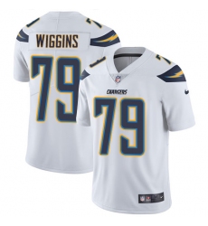 Youth Nike Los Angeles Chargers #79 Kenny Wiggins White Vapor Untouchable Elite Player NFL Jersey