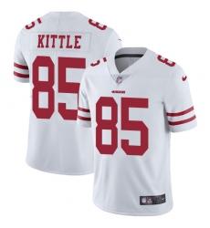Youth Nike San Francisco 49ers #85 George Kittle White Vapor Untouchable Elite Player NFL Jersey
