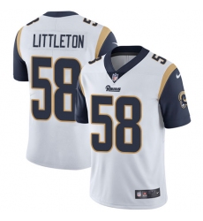 Youth Nike Los Angeles Rams #58 Cory Littleton White Vapor Untouchable Limited Player NFL Jersey