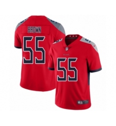 Youth Tennessee Titans #55 Jayon Brown Limited Red Inverted Legend Football Jersey