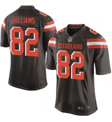 Men's Nike Cleveland Browns #82 Kasen Williams Game Brown Team Color NFL Jersey