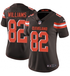 Women's Nike Cleveland Browns #82 Kasen Williams Brown Team Color Vapor Untouchable Elite Player NFL Jersey