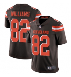 Youth Nike Cleveland Browns #82 Kasen Williams Brown Team Color Vapor Untouchable Elite Player NFL Jersey