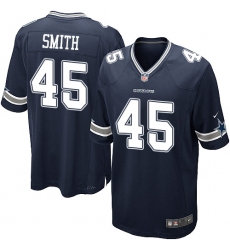 Men's Nike Dallas Cowboys #45 Rod Smith Game Navy Blue Team Color NFL Jersey