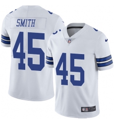 Youth Nike Dallas Cowboys #45 Rod Smith White Vapor Untouchable Limited Player NFL Jersey