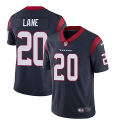 Youth Nike Houston Texans #20 Jeremy Lane Navy Blue Team Color Vapor Untouchable Elite Player NFL Jersey
