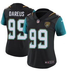 Women's Nike Jacksonville Jaguars #99 Marcell Dareus Black Alternate Vapor Untouchable Limited Player NFL Jersey