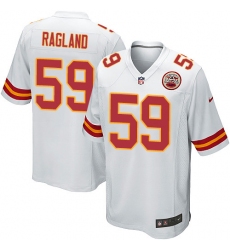 Men's Nike Kansas City Chiefs #59 Reggie Ragland Game White NFL Jersey