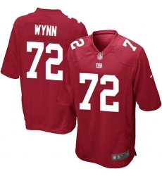 Men's Nike New York Giants #72 Kerry Wynn Game Red Alternate NFL Jersey