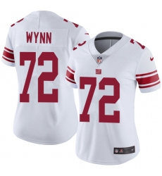 Women's Nike New York Giants #72 Kerry Wynn White Vapor Untouchable Elite Player NFL Jersey