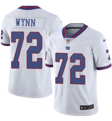 Youth Nike New York Giants #72 Kerry Wynn Limited White Rush Vapor Untouchable NFL Jersey