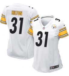 Women's Nike Pittsburgh Steelers #31 Mike Hilton Game White NFL Jersey