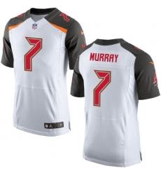 Men's Nike Tampa Bay Buccaneers #7 Patrick Murray Elite White NFL Jersey
