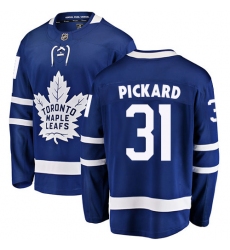 Youth Toronto Maple Leafs #31 Calvin Pickard Fanatics Branded Royal Blue Home Breakaway NHL Jersey
