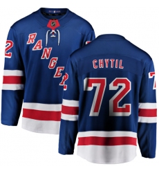 Youth New York Rangers #72 Filip Chytil Fanatics Branded Royal Blue Home Breakaway NHL Jersey