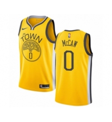 Women's Nike Golden State Warriors #0 Patrick McCaw Yellow Swingman Jersey - Earned Edition