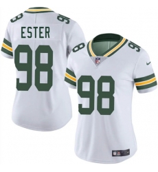 Women's Green Bay Packers #98 James Ester White 2025 Vapor Untouchable Limited Football Stitched Jersey(Run Small)