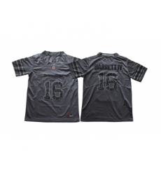 Ohio State Buckeyes 16 J.T. Barrett IV Dark Gray Youth College Football Jersey