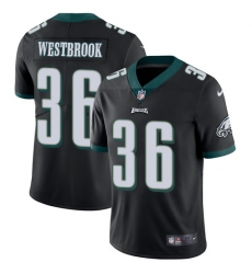 Men's Nike Philadelphia Eagles #36 Brian Westbrook Black Alternate Vapor Untouchable Limited Player NFL Jersey
