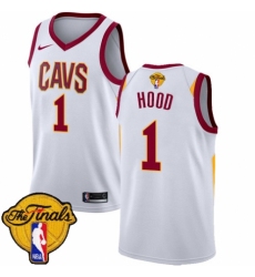 Youth Nike Cleveland Cavaliers #1 Rodney Hood Swingman White 2018 NBA Finals Bound NBA Jersey - Association Edition