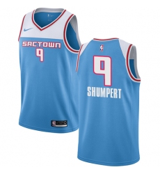 Youth Nike Sacramento Kings #9 Iman Shumpert Swingman Blue NBA Jersey - 2018 19 City Edition