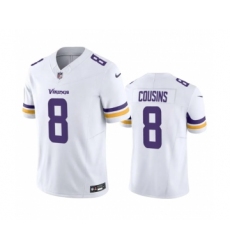 Men's Minnesota Vikings #8 Kirk Cousins White 2023 F.U.S.E. Vapor Untouchable Stitched Jersey