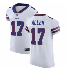 Men's Nike Buffalo Bills #17 Josh Allen White Vapor Untouchable Elite Player NFL Jersey