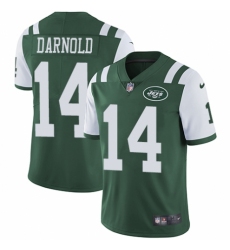 Youth Nike New York Jets #14 Sam Darnold Green Team Color Vapor Untouchable Elite Player NFL Jersey