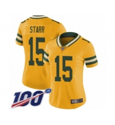 Women's Green Bay Packers #23 Jaire Alexander Limited Gold Rush Vapor Untouchable 100th Season Football Jersey