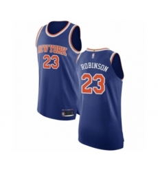 Men's New York Knicks #23 Mitchell Robinson Authentic Royal Blue Basketball Jersey - Icon Edition